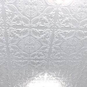218 White Pearl Luxury Design Tin Ceiling Tiles