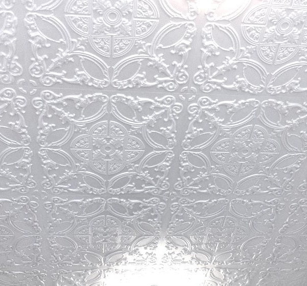 218 White Pearl Luxury Design Tin Ceiling Tiles