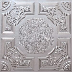 TD02 Antique White Elegance Tin Ceiling Tiles