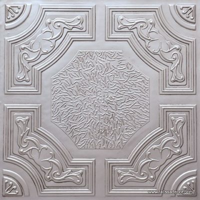 TD02 Antique White Elegance Tin Ceiling Tiles