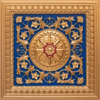Gold-Blue-Red
