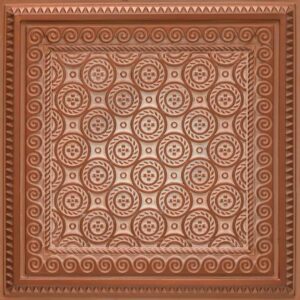 243 Antique Gold Circular Pattern Tin Ceiling Tiles