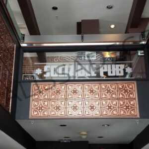 148 Symmetrical Tin Ceiling Tiles - The Social Pub