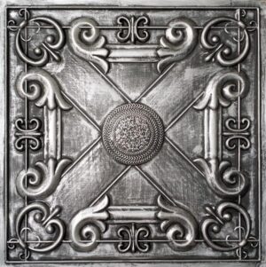 TD22 Aged Silver Rustic Tin Ceiling Tiles