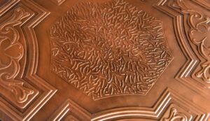 TD02 Aged Copper Elegance Tin Ceiling Tiles