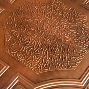 TD02 Aged Copper Elegance Tin Ceiling Tiles