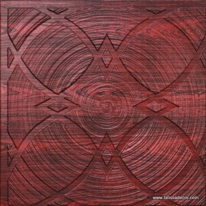 228 Antique Copper Abstract Patterned Tin Ceiling Tiles