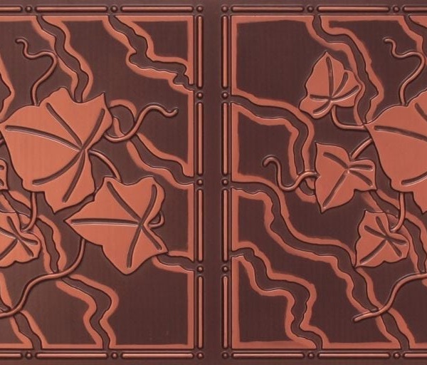 8202 Antique Copper Faux Tin Ceiling Tile
