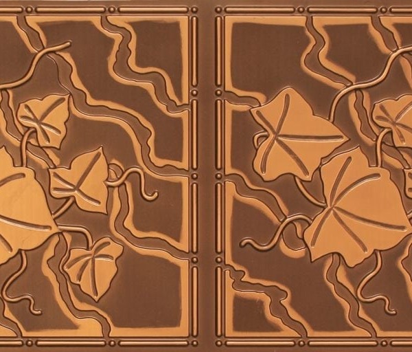 8202 Antique Gold Faux Tin Ceiling Tile