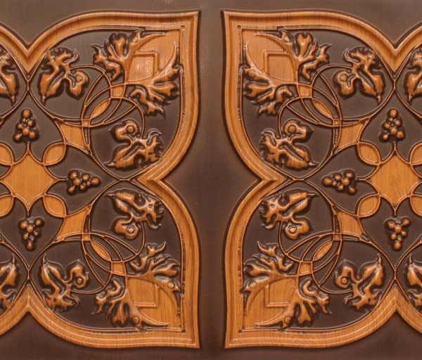 8212 Antique Copper Faux Tin Ceiling Tiles