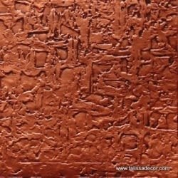 WC40  Faux Tin Backsplash Roll - Antique Copper