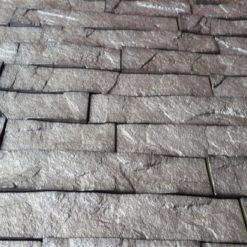 3D Thermoplastic wall panel - Ledgestone -  Sparkle Grey