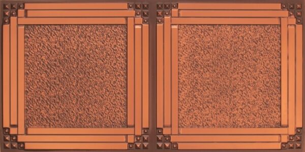8209  Faux Tin Ceiling Tiles - Antique Copper