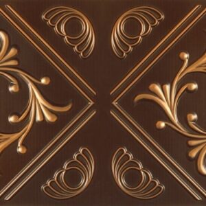 8253 Faux Tin Ceiling Tile - Antique Gold