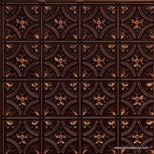 150 Antique Gold Classic Pattern Tin Ceiling Tiles