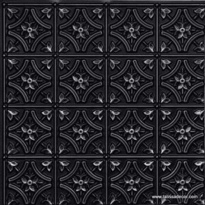 150 Antique Silver Classic Pattern Tin Ceiling Tiles
