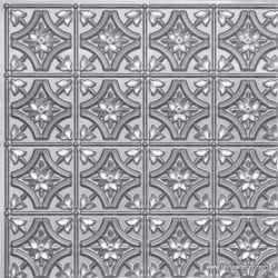 150 Silver Faux Tin Ceiling Tile