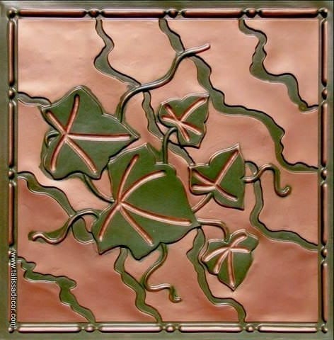 202 Patina Copper Faux Tin Ceiling Tile