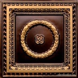 210 Antique Gold Faux Tin Ceiling Tile