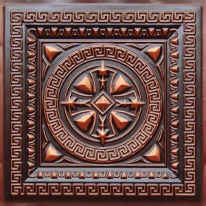 220 Silver Oriental Tin Ceiling Tiles