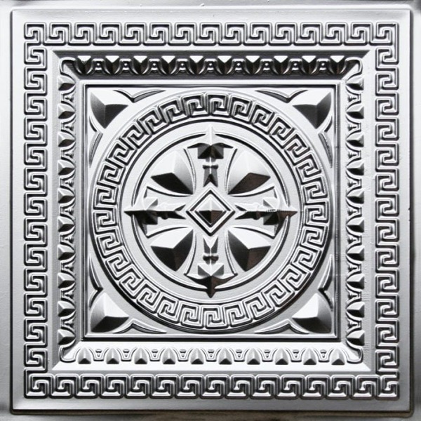 220 Silver Oriental Tin Ceiling Tiles