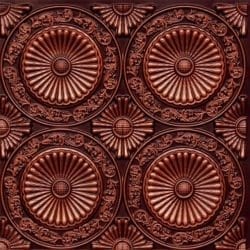 235 Antique Copper Faux Tin Ceiling Tile