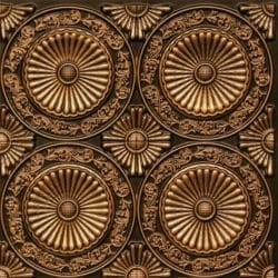 235 Antique Gold Faux Tin Ceiling Tile