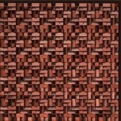 FT5 Antique Copper Faux Tin Glue up Ceiling Tile / Edge Filler