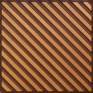 241 Antique Gold Faux Tin Ceiling Tile