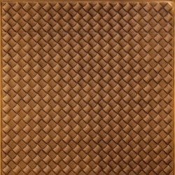 WC35  Faux Tin Backsplash Roll - Antique Gold