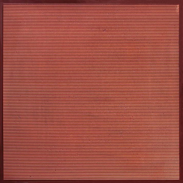 FT1 Antique Copper Lined Tin Glue up Ceiling Tiles