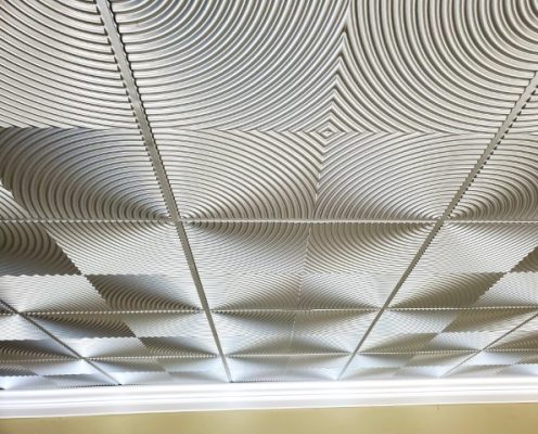 250 Lined Hypnotic Tin Ceiling Tiles
