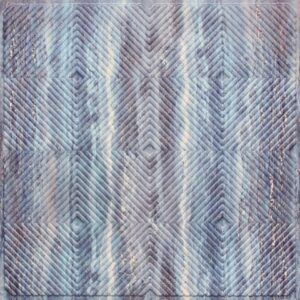 244 - Blue Traventino Hypnotic Tin Ceiling Tiles