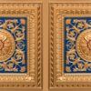 Gold-Blue-Red