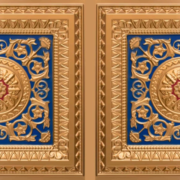8223 Gold Red Blue