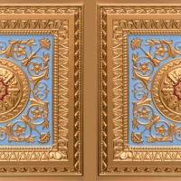 Gold-Skyblue-Red - Special Order