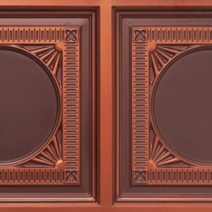 8266 Faux Tin Ceiling Tile - Antique Copper