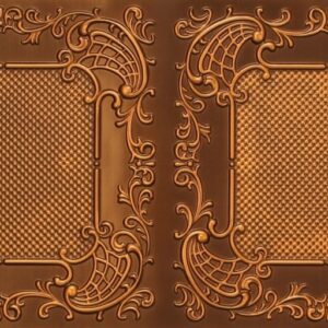 8269 Faux Tin Ceiling Tile - Antique Gold