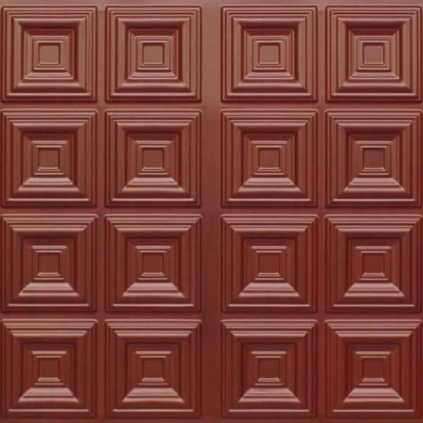 8270 Faux Tin Ceiling Tile - Antique Copper