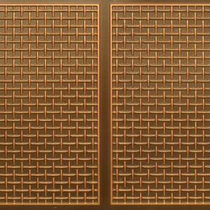 8271 Faux Tin Ceiling Tile - Antique Gold