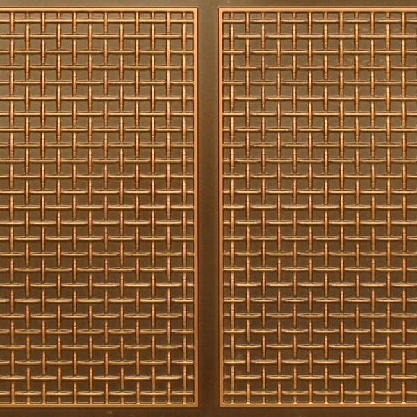 8271 Faux Tin Ceiling Tile - Antique Gold