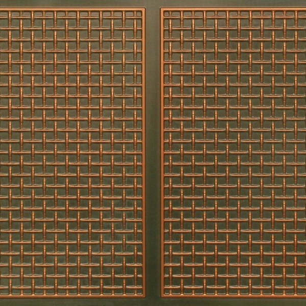 8271 Faux Tin Ceiling Tile - Antique Copper