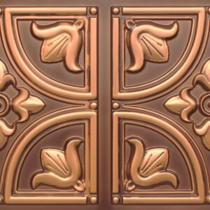8273 Faux Tin Ceiling Tile - Antique Gold