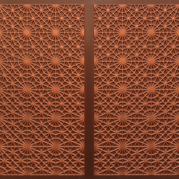 FT803 Faux Tin Ceiling Tile - Antique Copper
