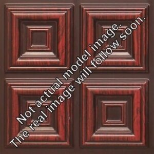 FT807 Faux Tin Ceiling Tile - Antique Copper