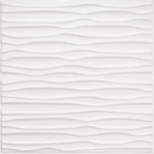 265 Faux Tin Ceiling Tile - White Pearl