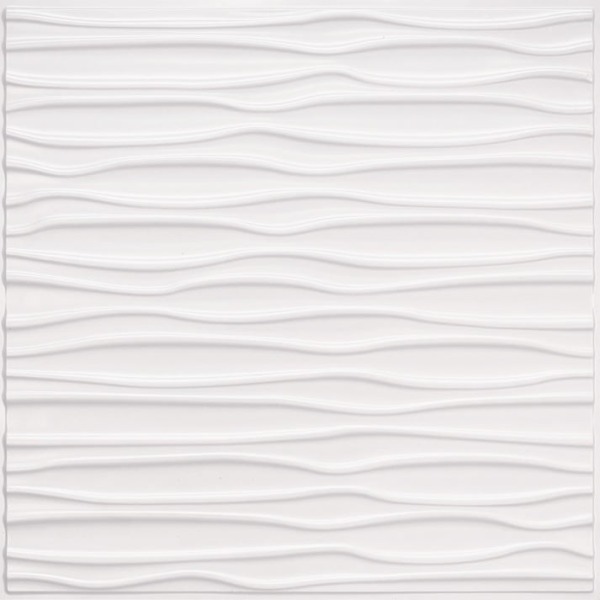 265 Faux Tin Ceiling Tile - White Pearl