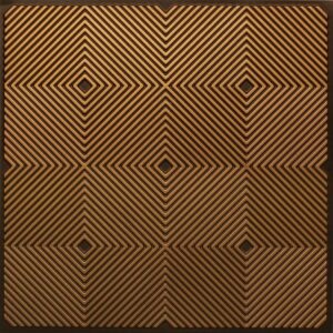 244 - Antique Gold Hypnotic Tin Ceiling Tiles