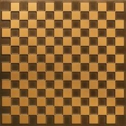 246 Faux Tin Ceiling Tile - Antique Gold