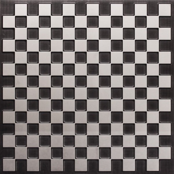 246 Faux Tin Ceiling Tile - Antique Silver